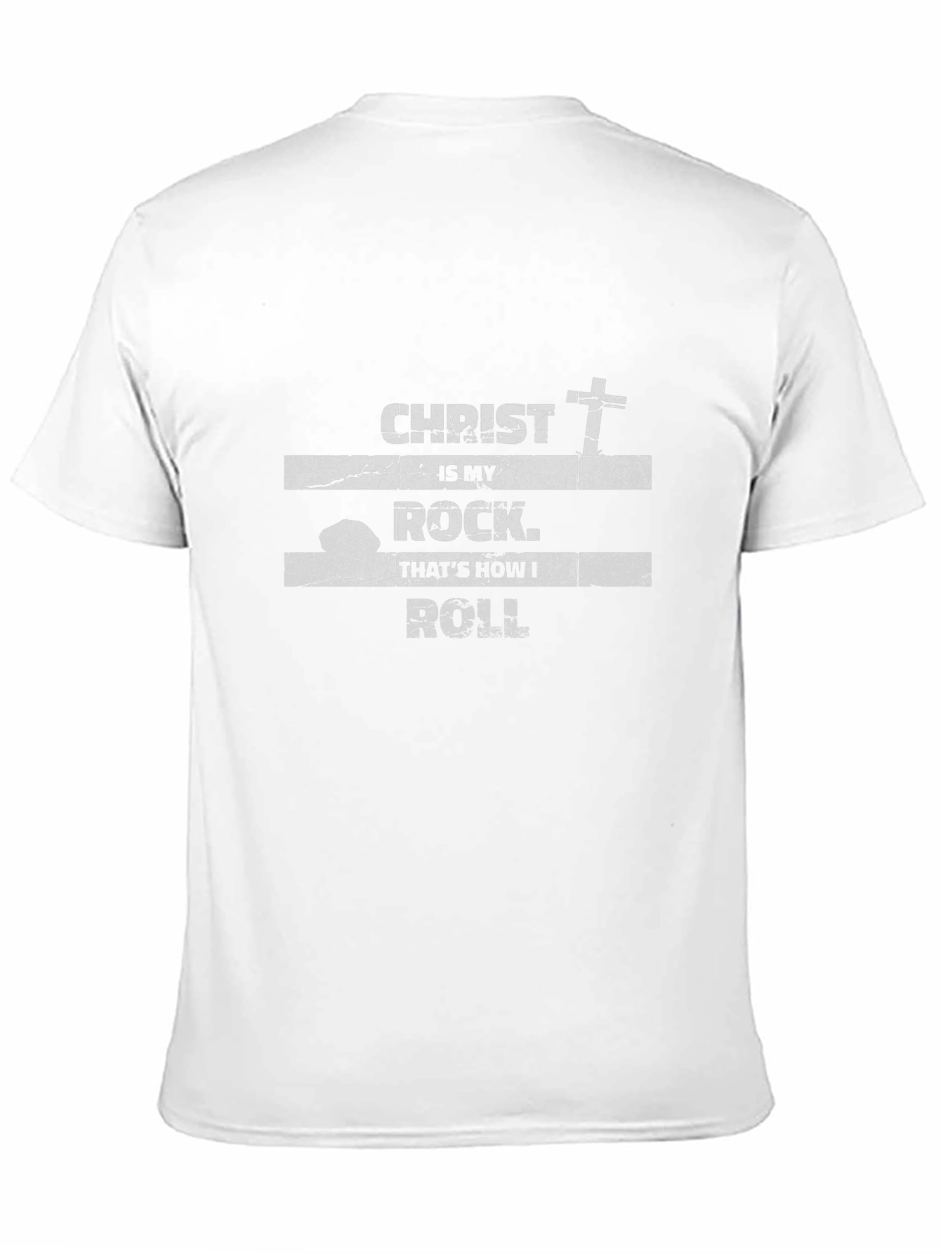 Christ is My Rock T-Shirt - Religious Graphic Tee