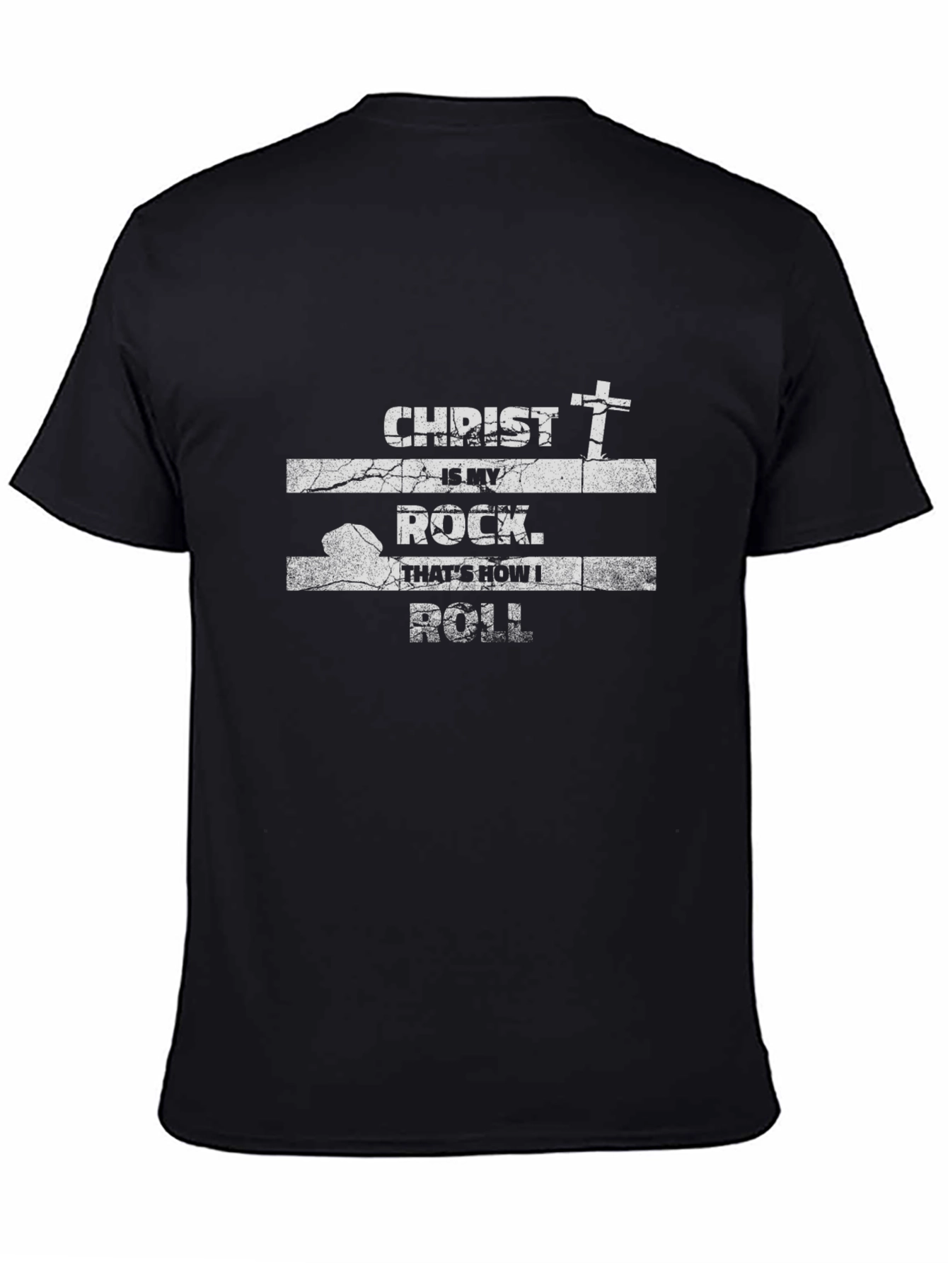 Christ is My Rock T-Shirt - Religious Graphic Tee