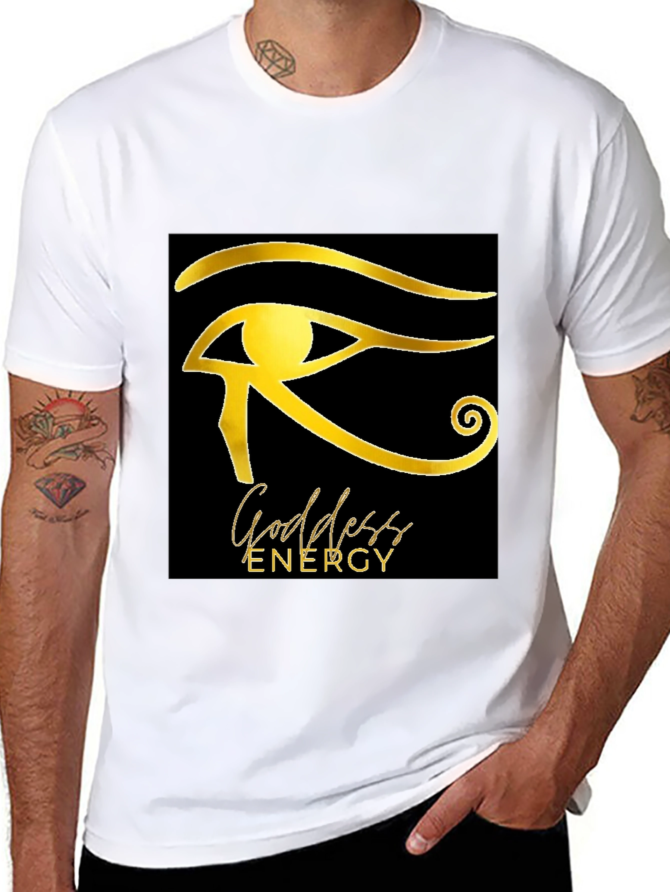 Goddess Energy Black Graphic Tee