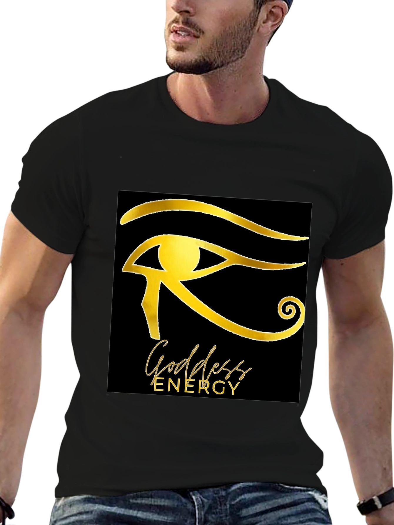 Goddess Energy Black Graphic Tee