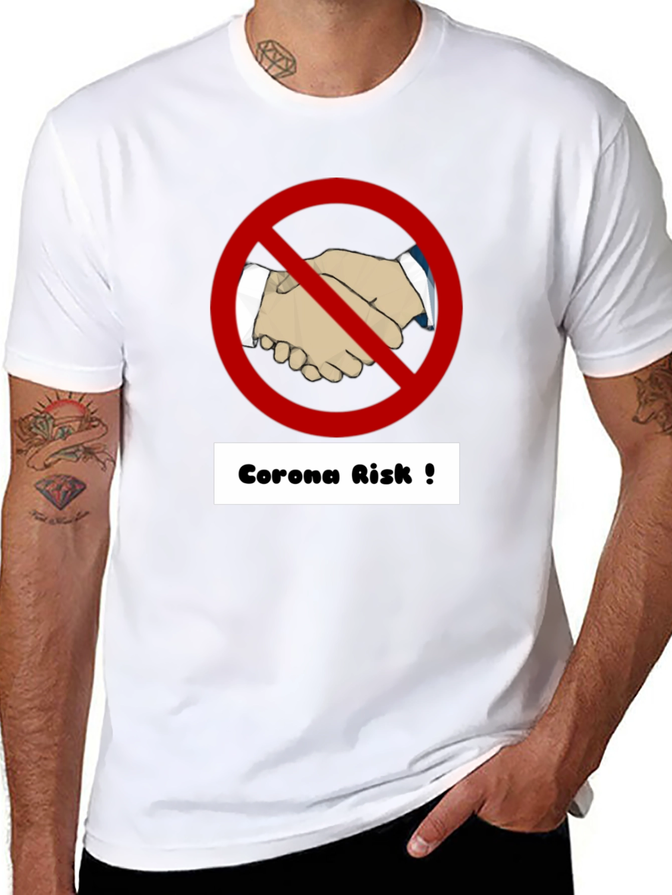 Corona Risk Awareness T-Shirt