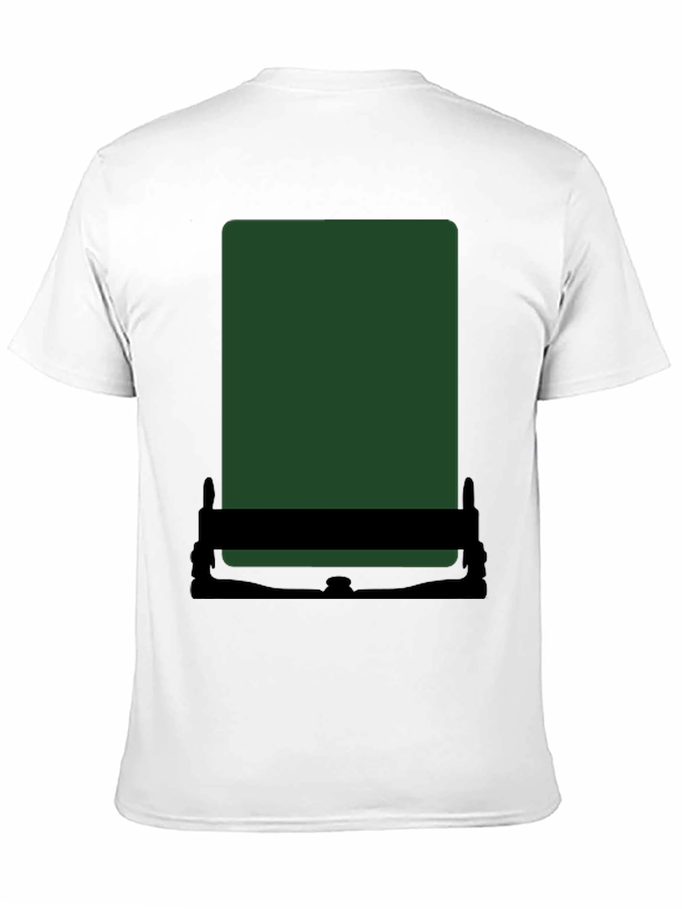 Abstract Green Block Graphic T-Shirt