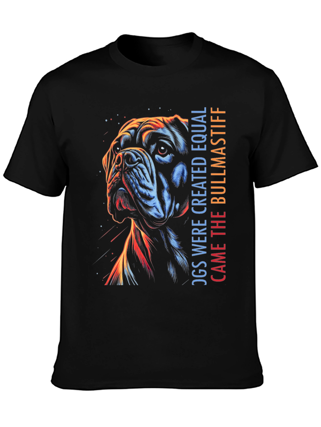 Bullmastiff Dog T-Shirt - Equal Design