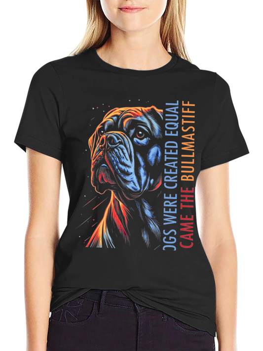 Bullmastiff Dog T-Shirt - Equal Design