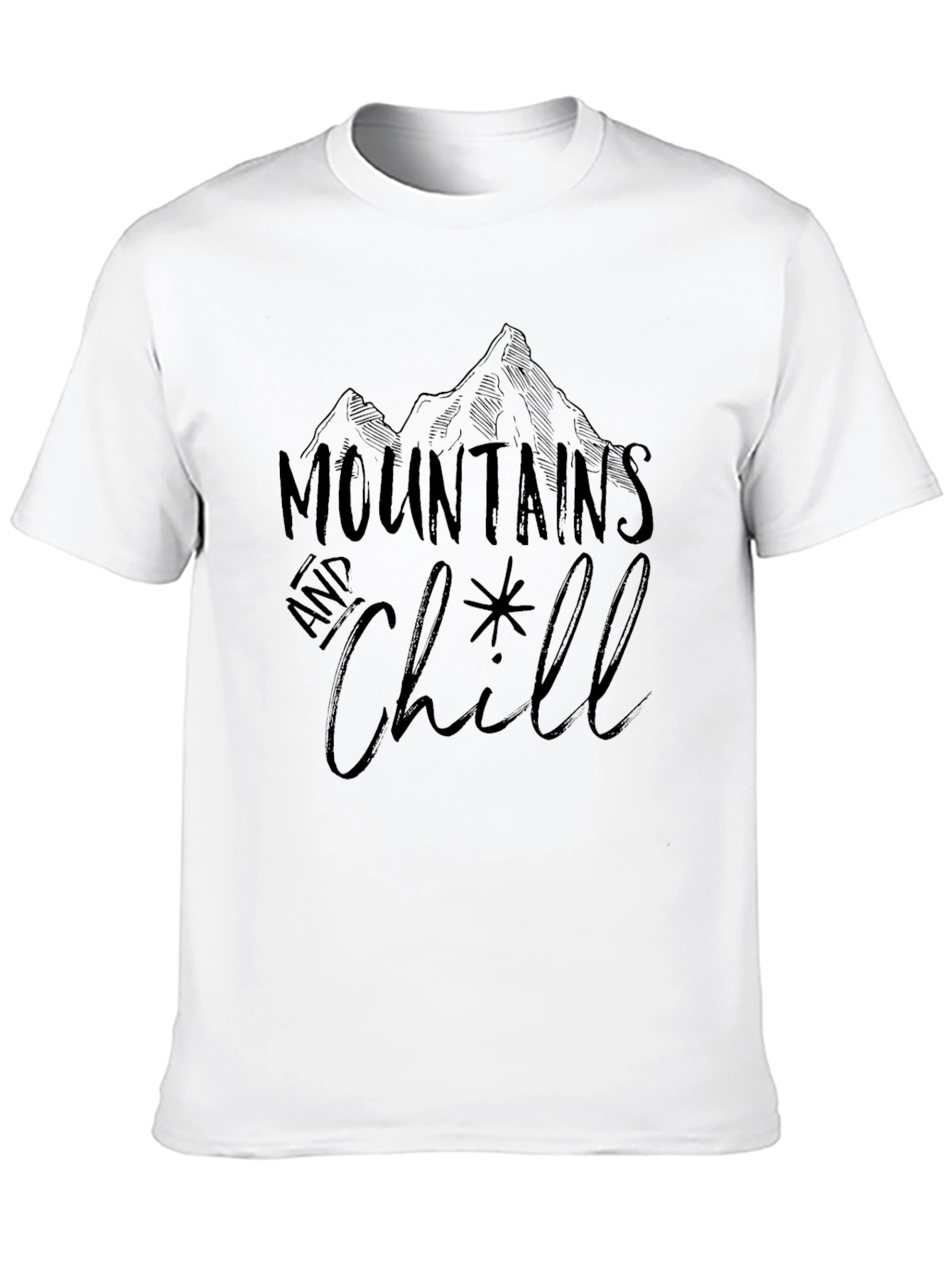 Mountains and Chill Graphic T-Shirt