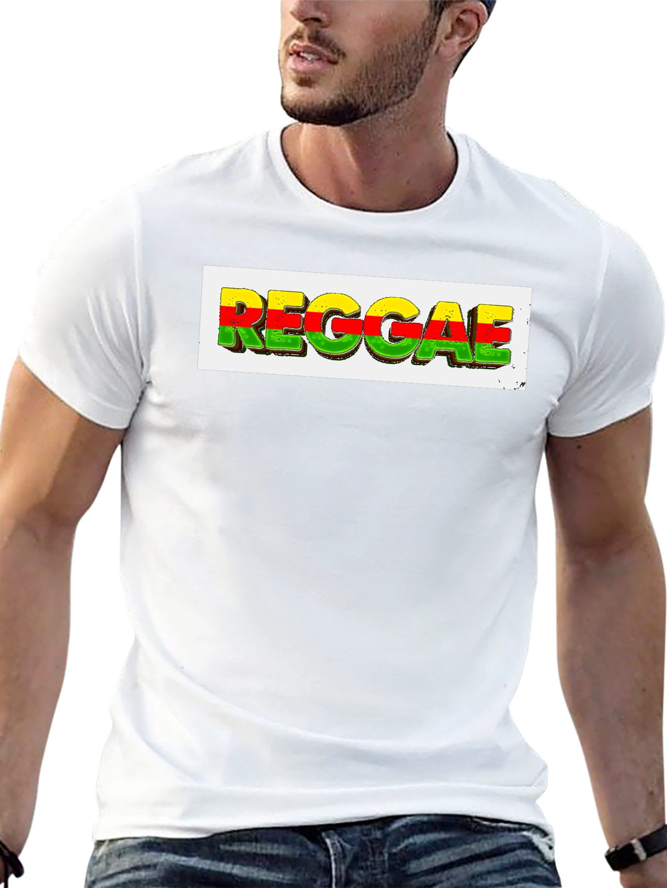 Reggae Graphic Black T-Shirt