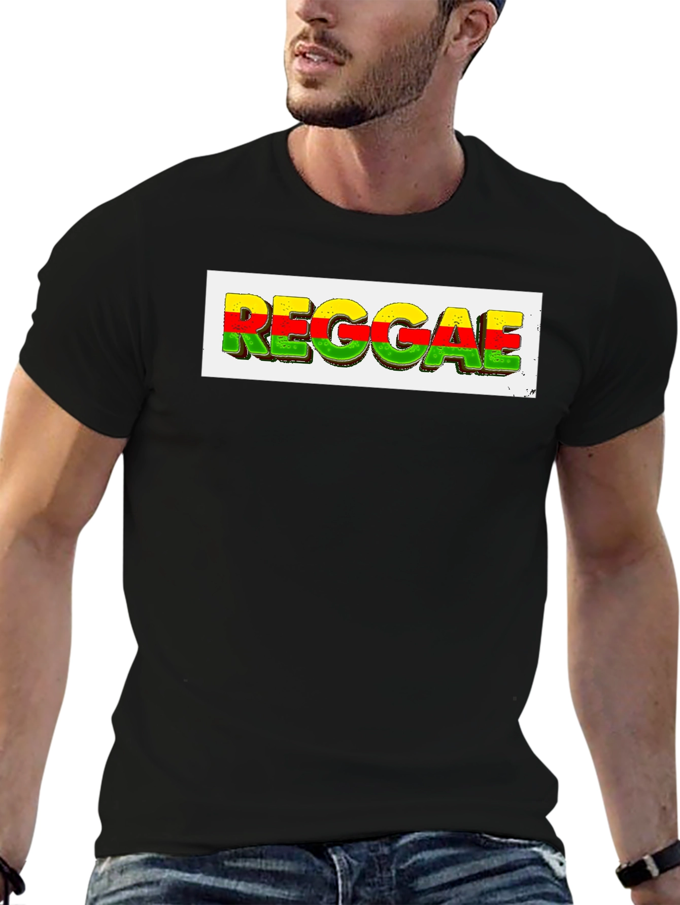 Reggae Graphic Black T-Shirt