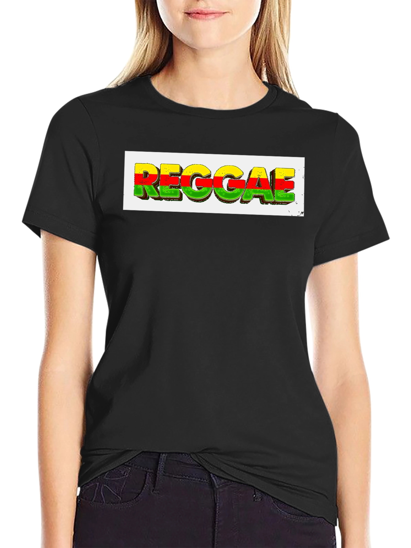Reggae Graphic Black T-Shirt
