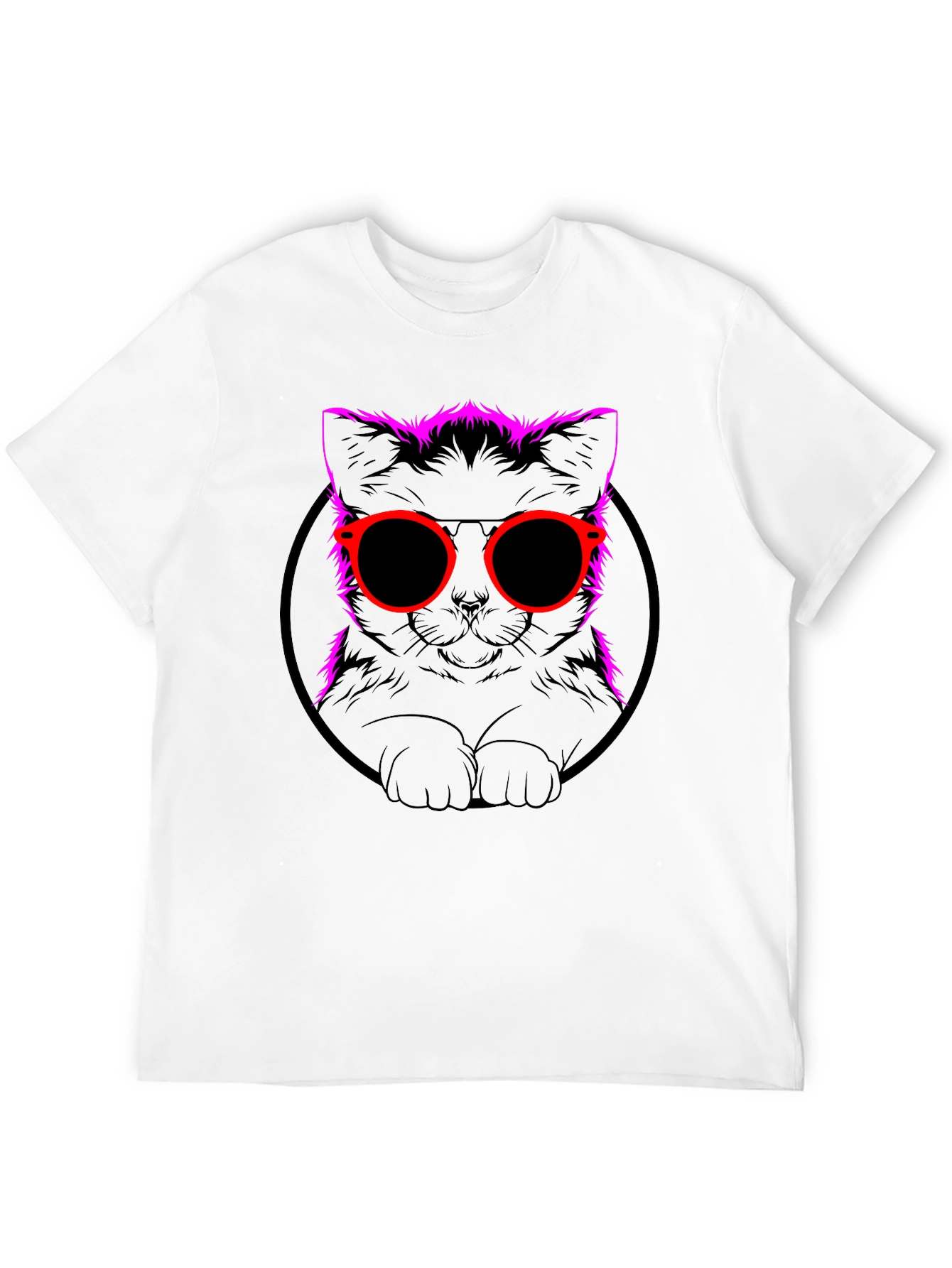Cool Cat Graphic T-Shirt