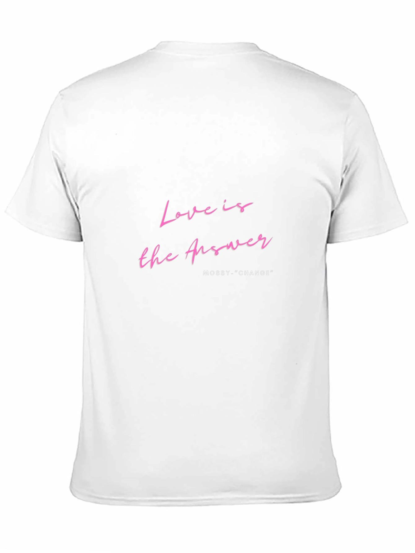 Love is the Answer Black Graphic T-Shirt