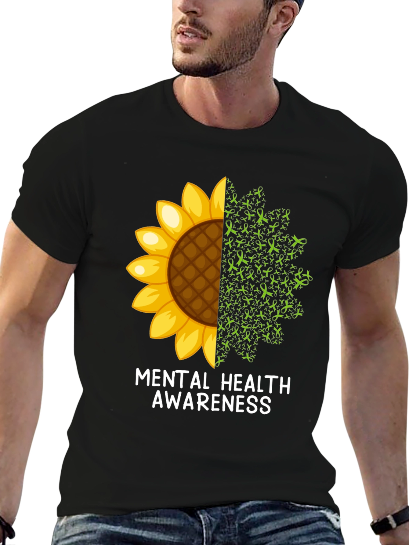 Mental Health Awareness Sunflower T-Shirt