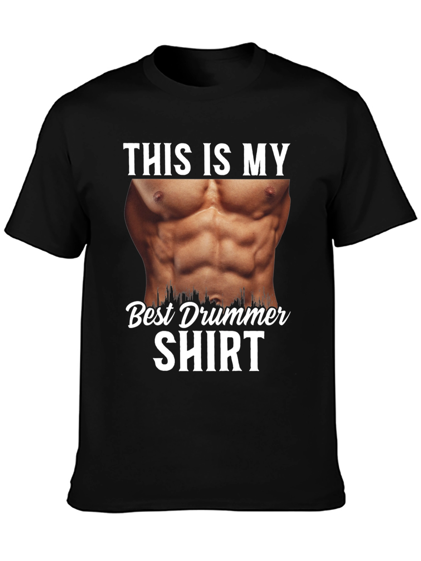 Funny Drummer Muscle T-Shirt