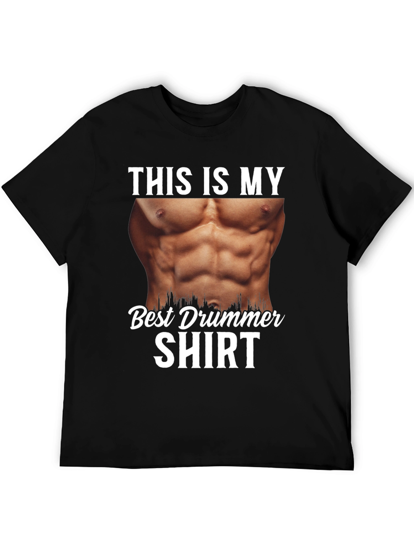 Funny Drummer Muscle T-Shirt