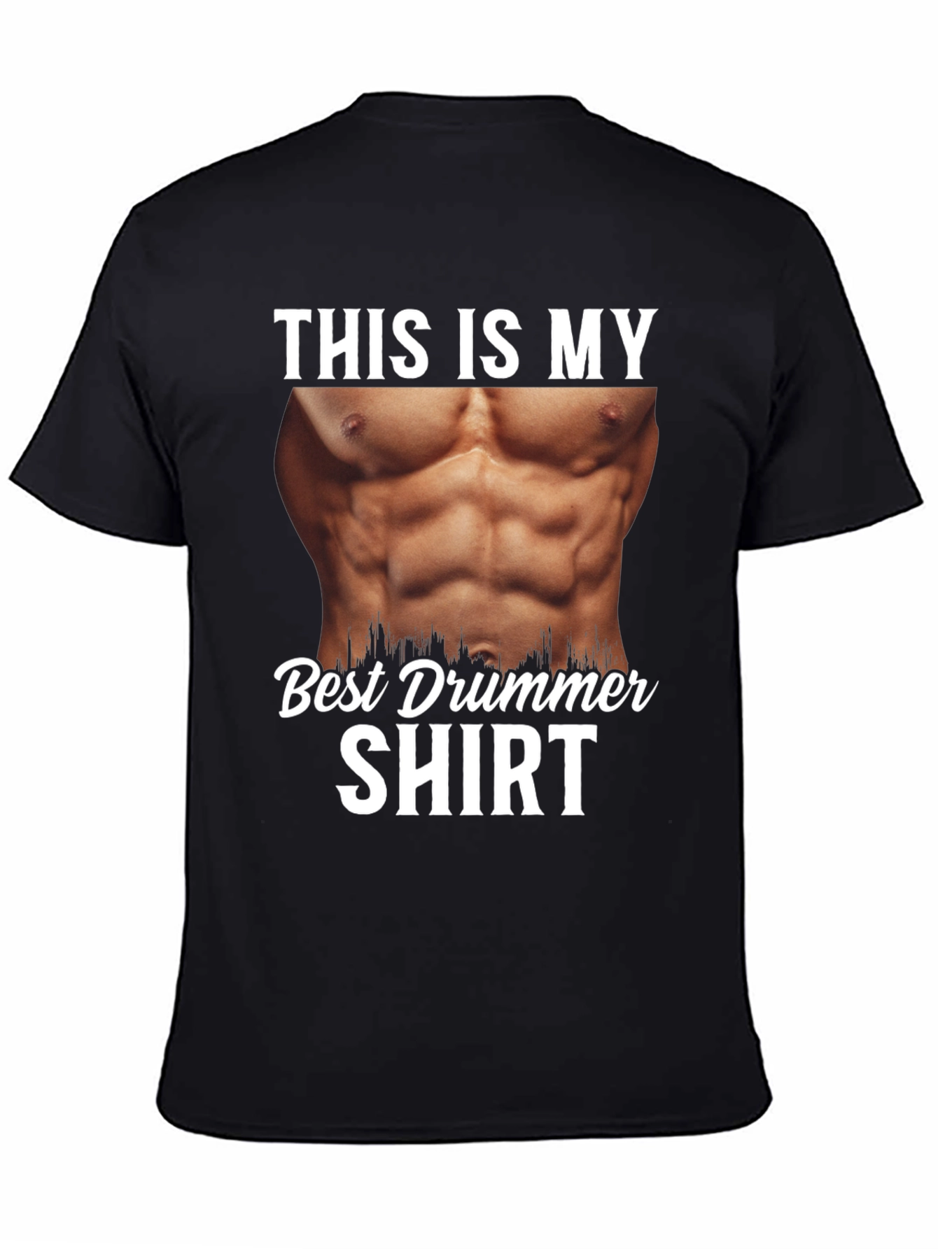 Funny Drummer Muscle T-Shirt