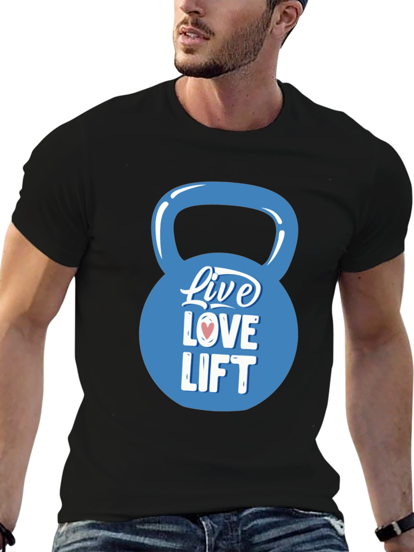 Live Love Lift Black T-Shirt