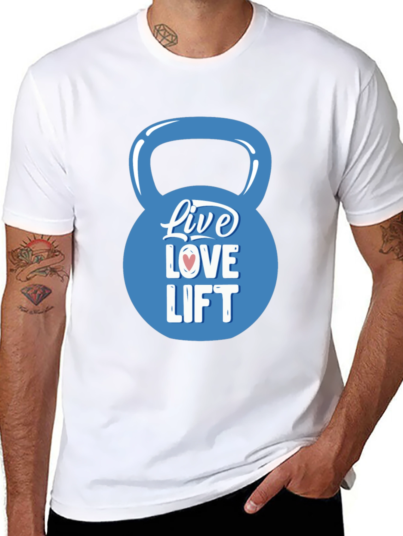 Live Love Lift Black T-Shirt