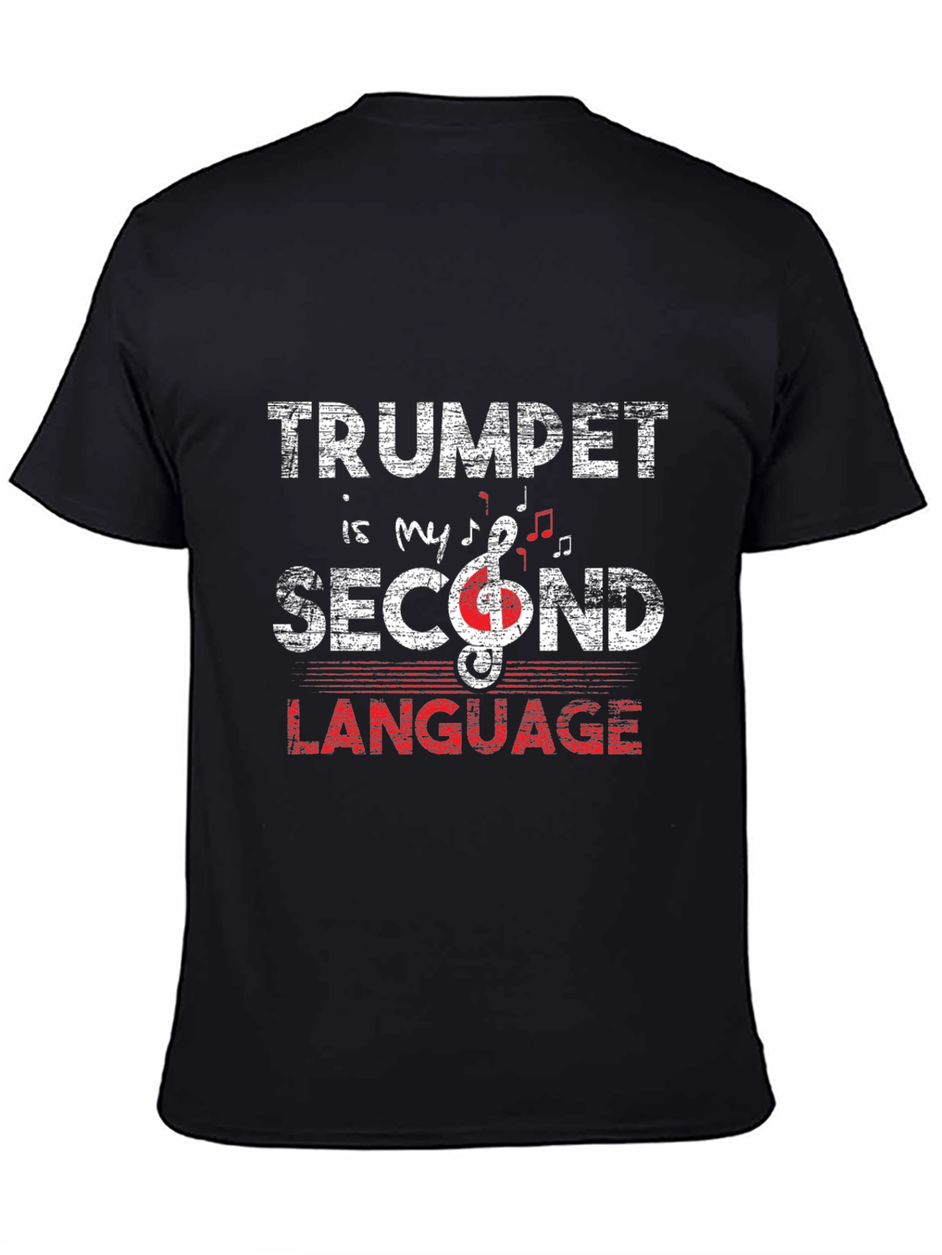 Trumpet is My Second Language T-Shirt