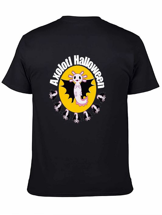 Axolotl Halloween Bat T-Shirt