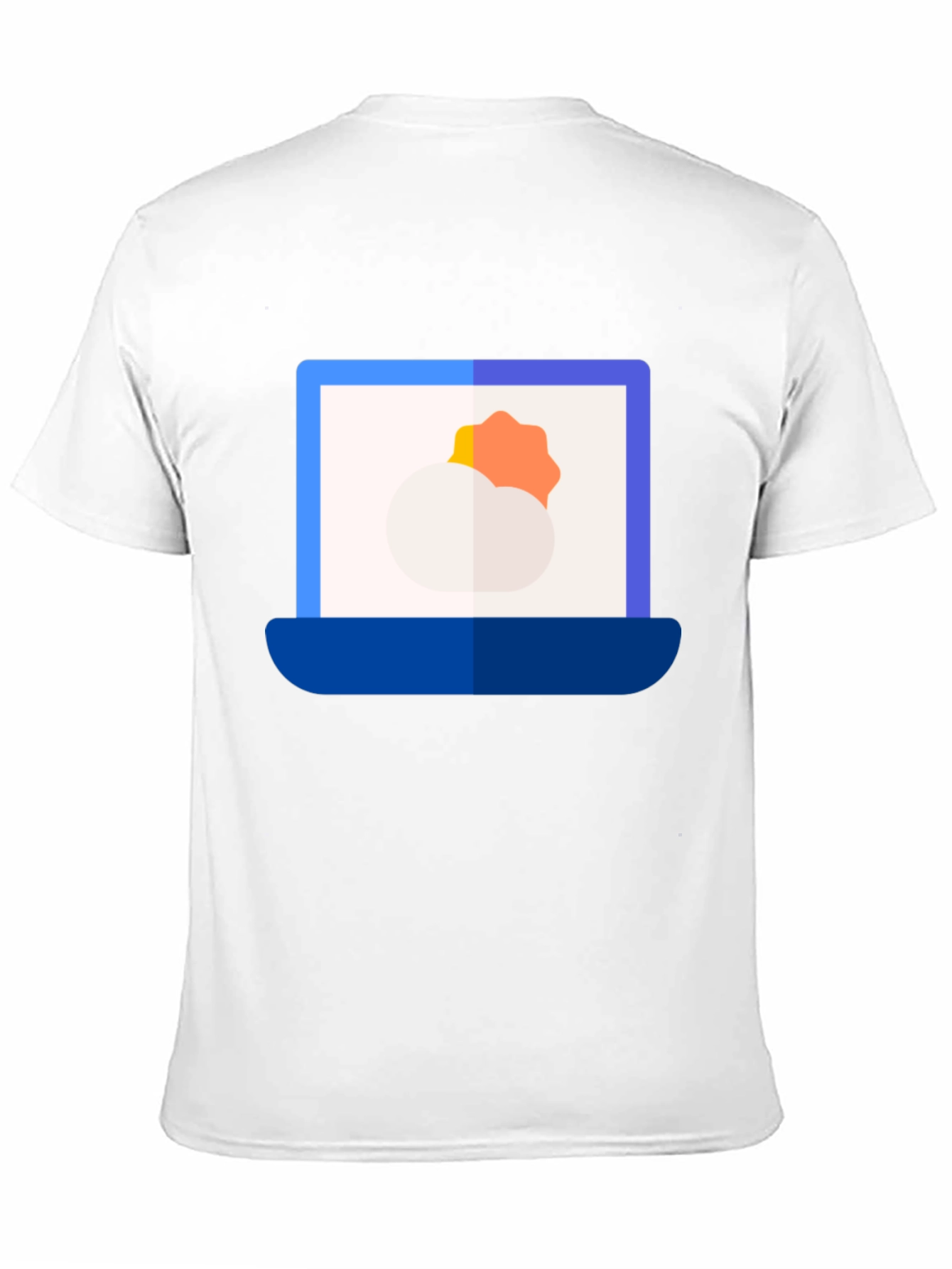 Weather Laptop Graphic Tee - Modern Style