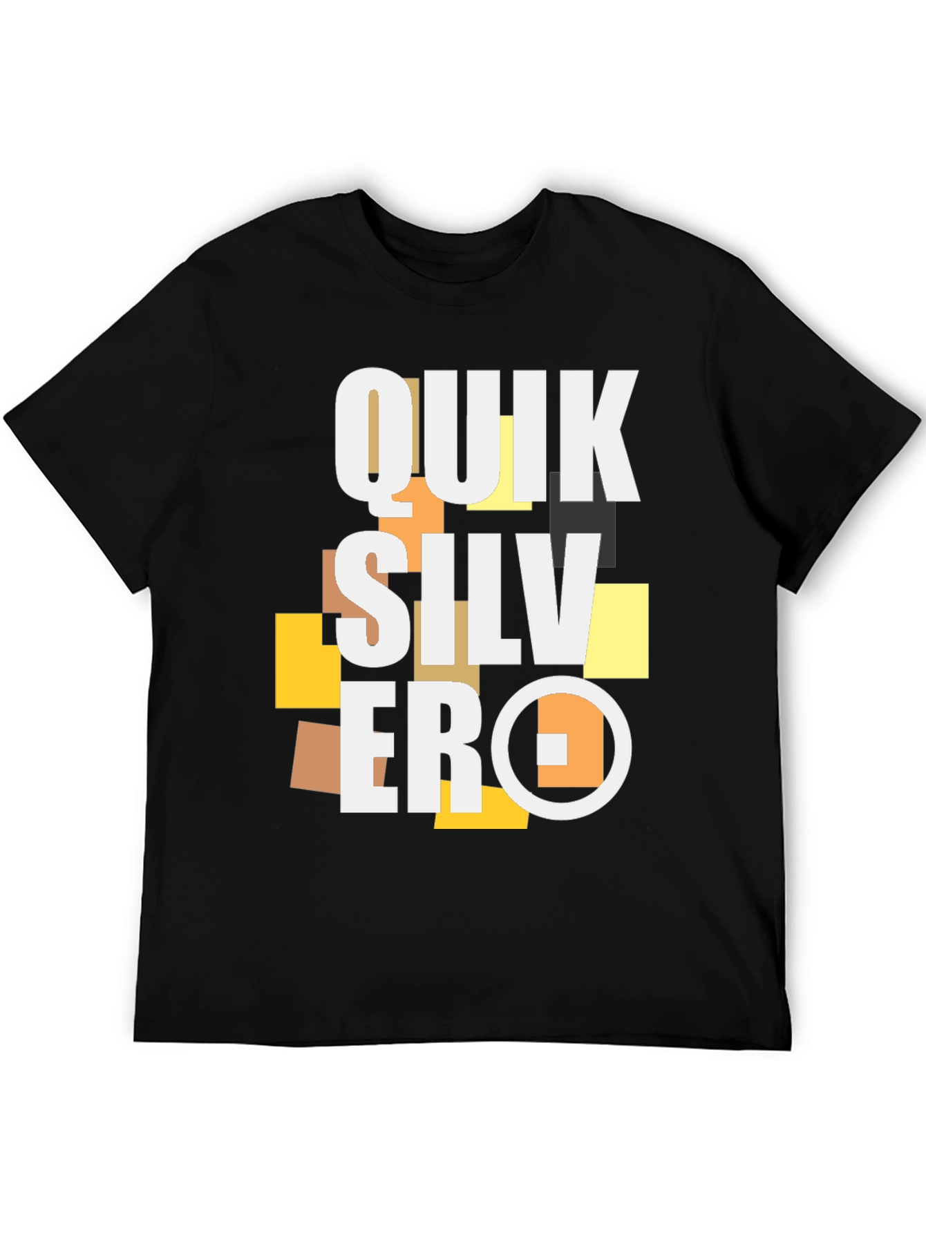 Quiksilver Graphic Print Black T-Shirt