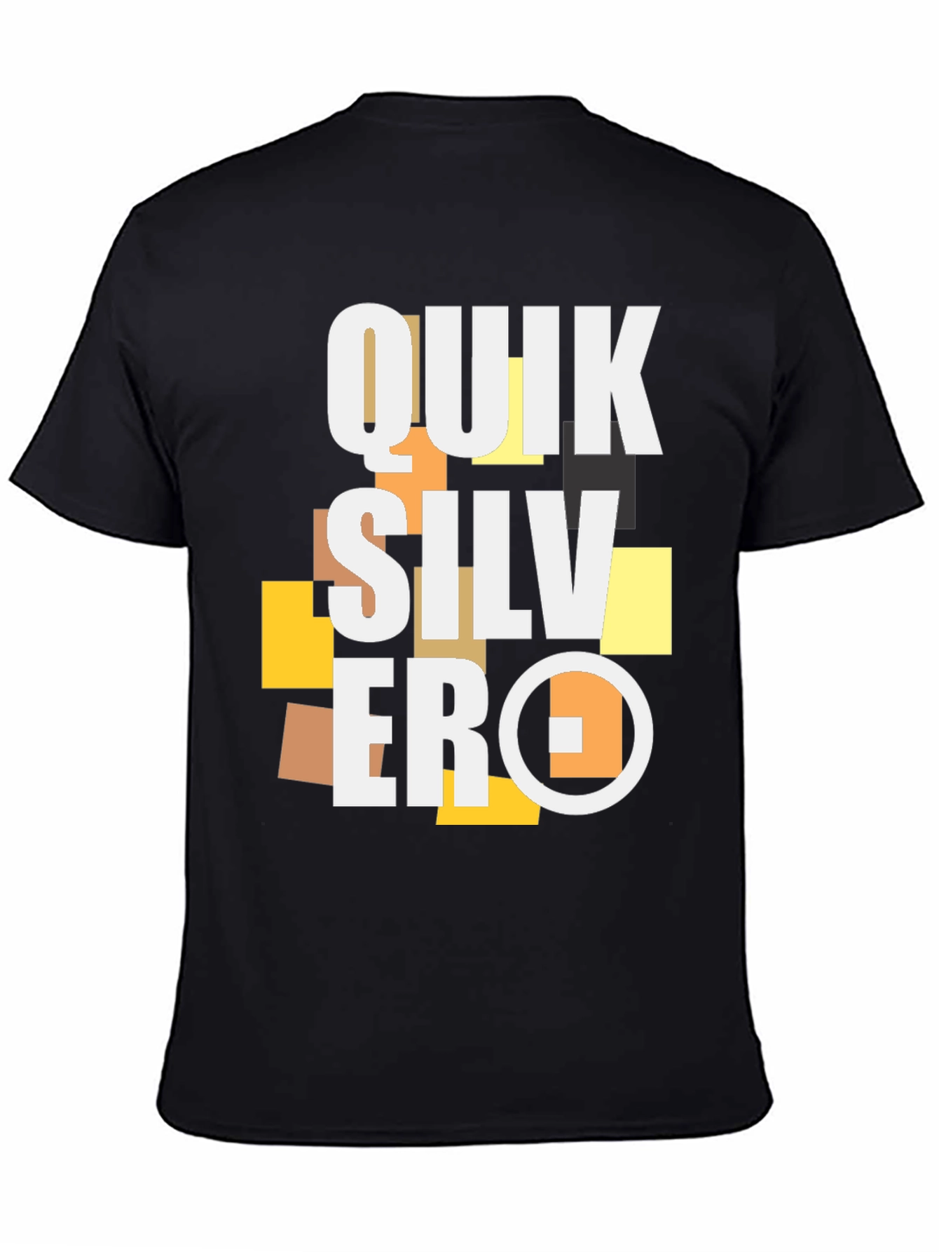 Quiksilver Graphic Print Black T-Shirt