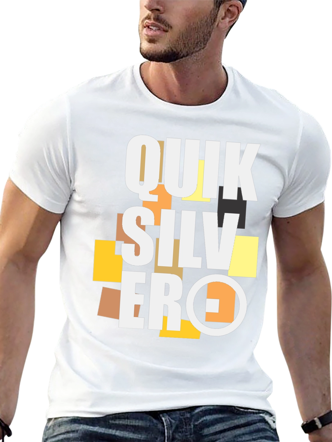 Quiksilver Graphic Print Black T-Shirt