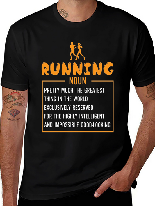 Funny Running Noun Definition T-Shirt