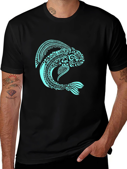 Fish Graphic Tee - Unique Art Design