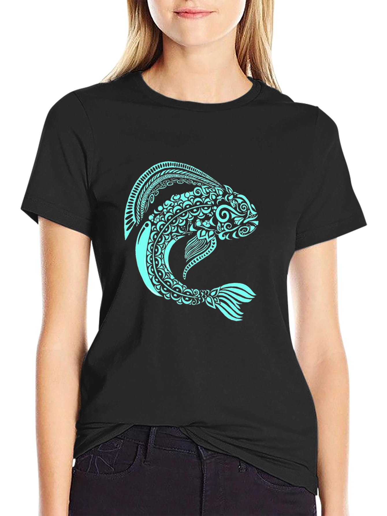 Fish Graphic Tee - Unique Art Design