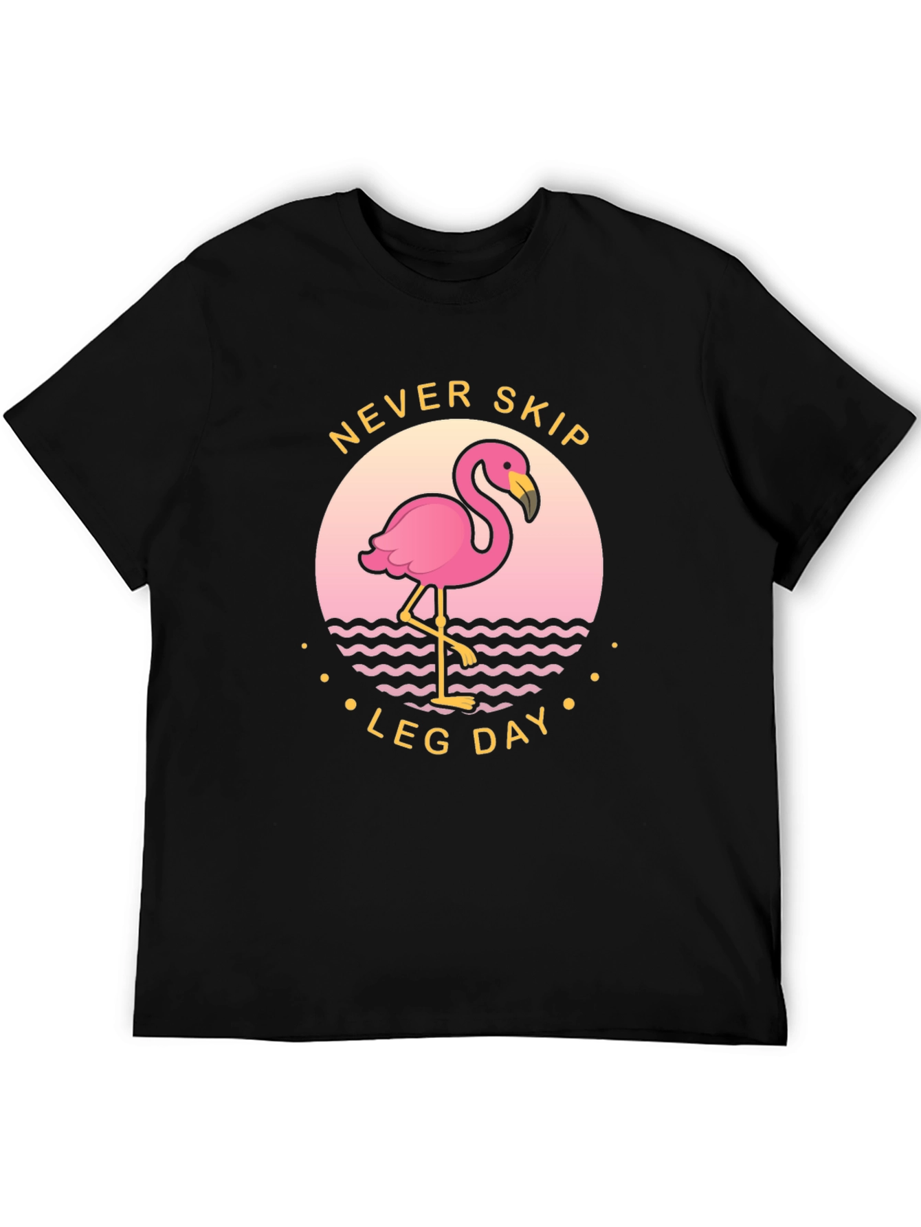 Never Skip Leg Day Flamingo T-Shirt