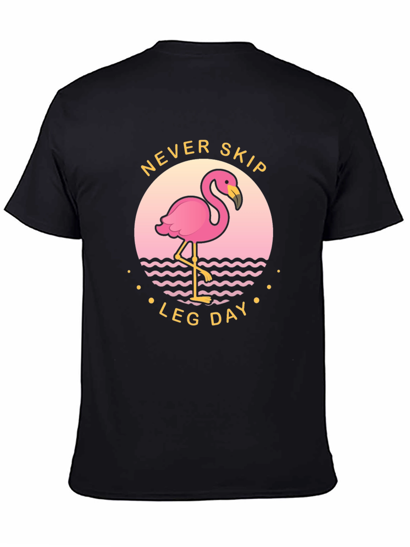 Never Skip Leg Day Flamingo T-Shirt