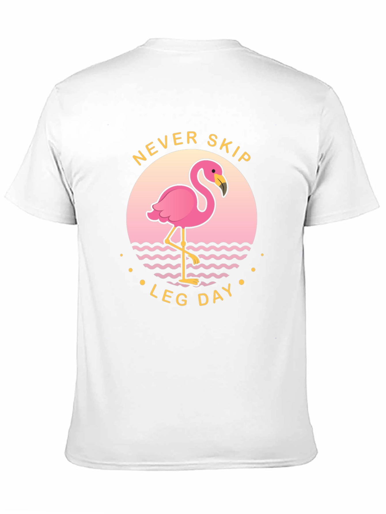 Never Skip Leg Day Flamingo T-Shirt