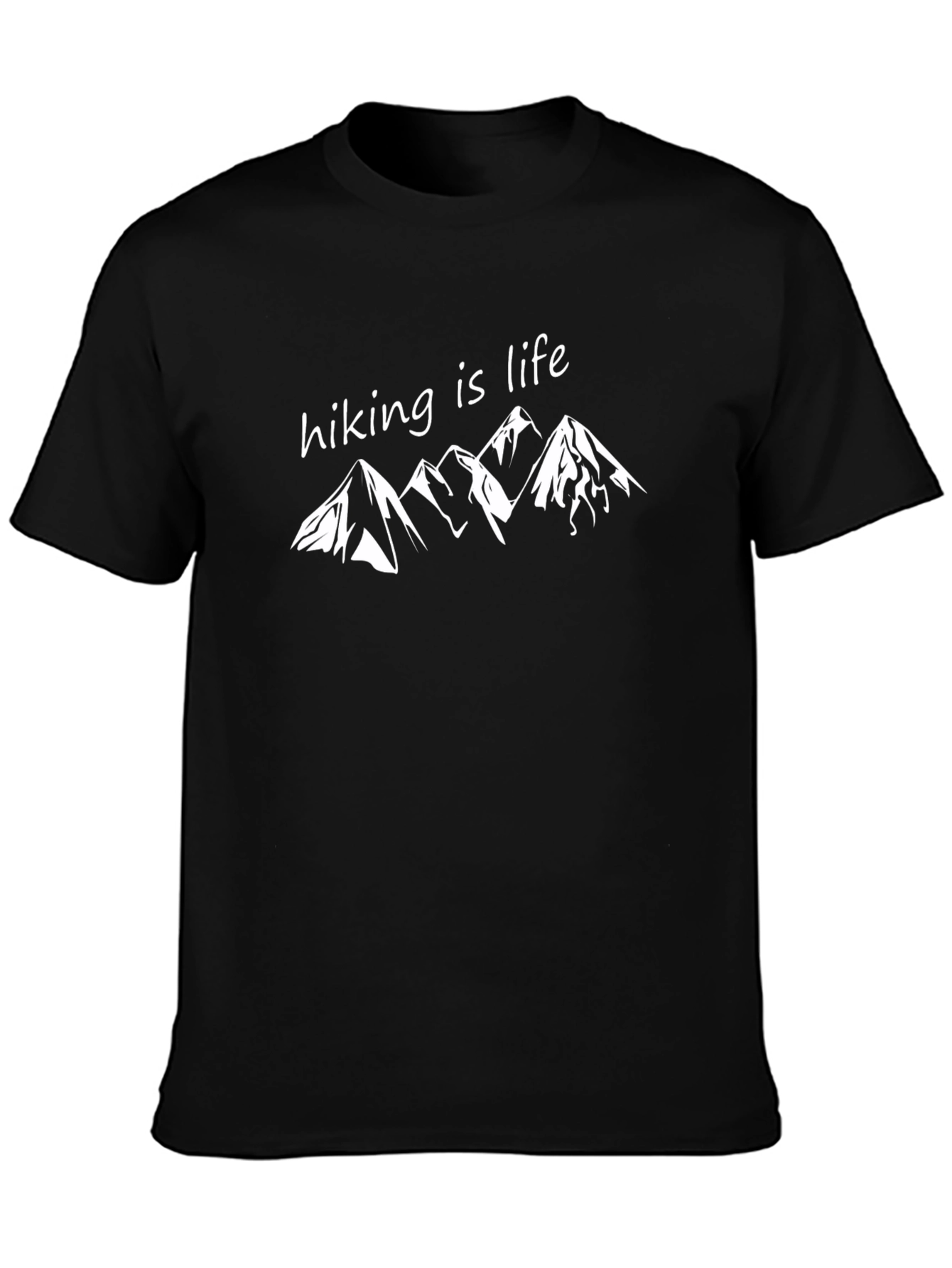 Hiking is Life Tee - Mountain Design
