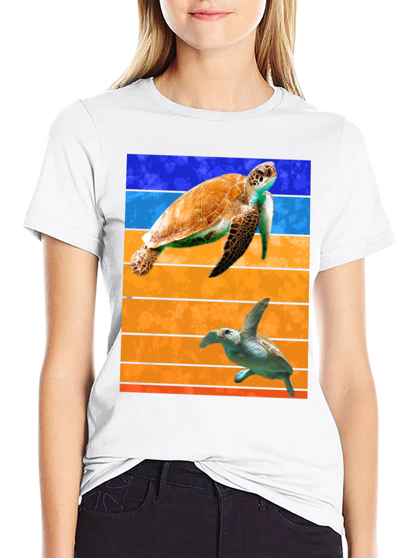Sea Turtle Graphic Tee - Ocean Lovers T-Shirt