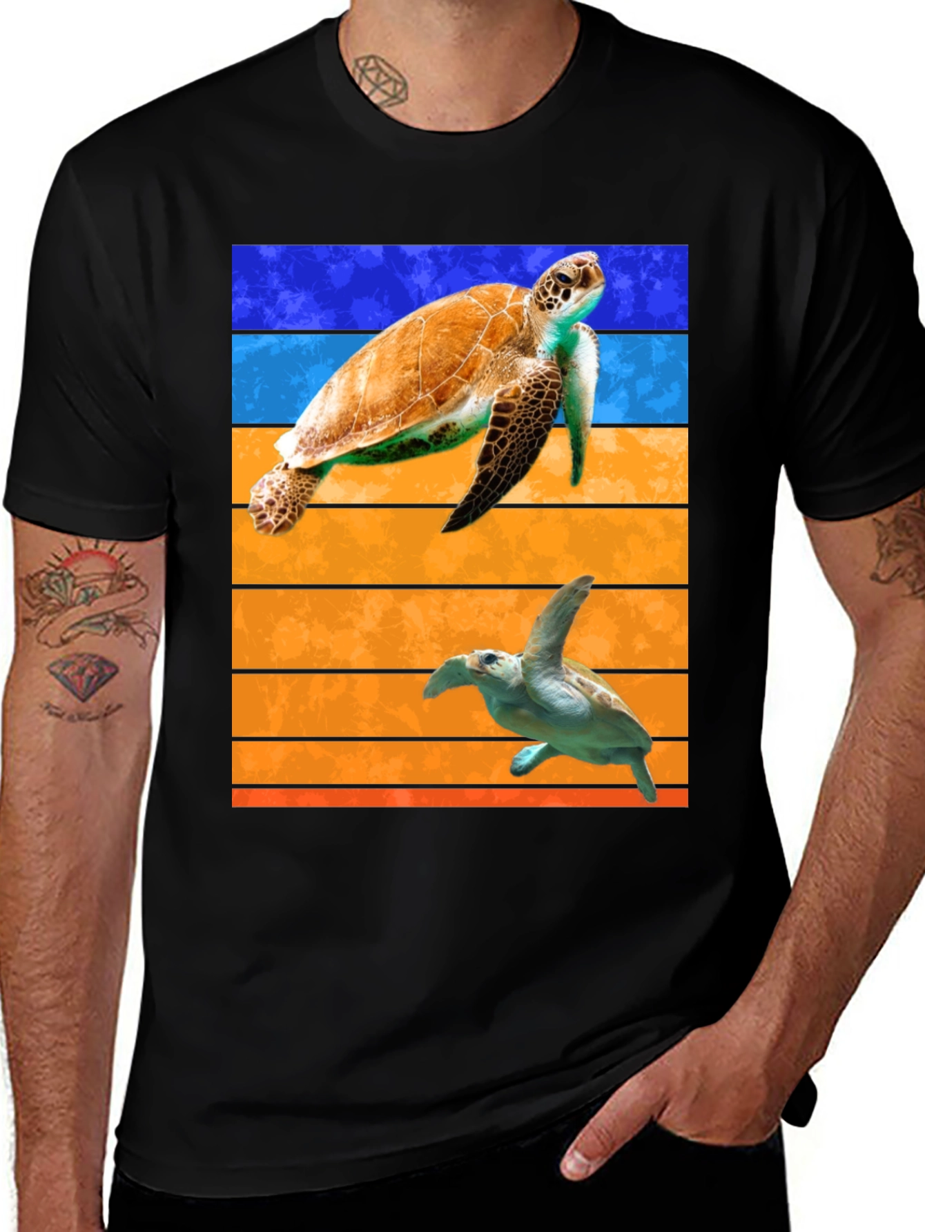 Sea Turtle Graphic Tee - Ocean Lovers T-Shirt