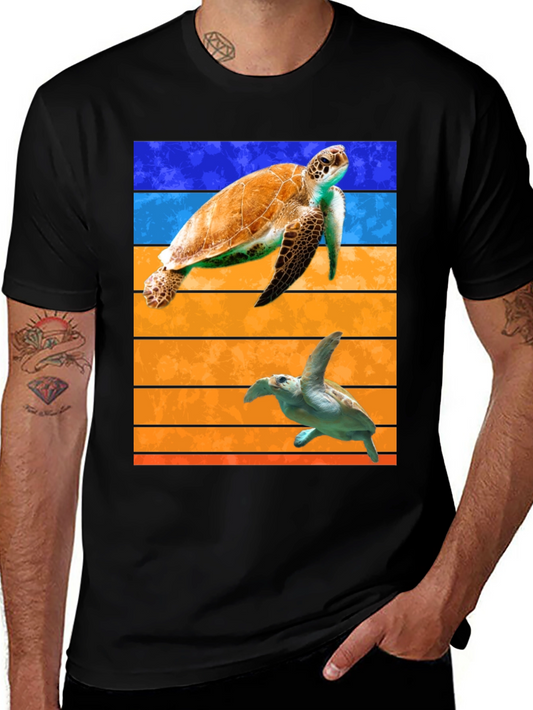 Sea Turtle Graphic Tee - Ocean Lovers T-Shirt
