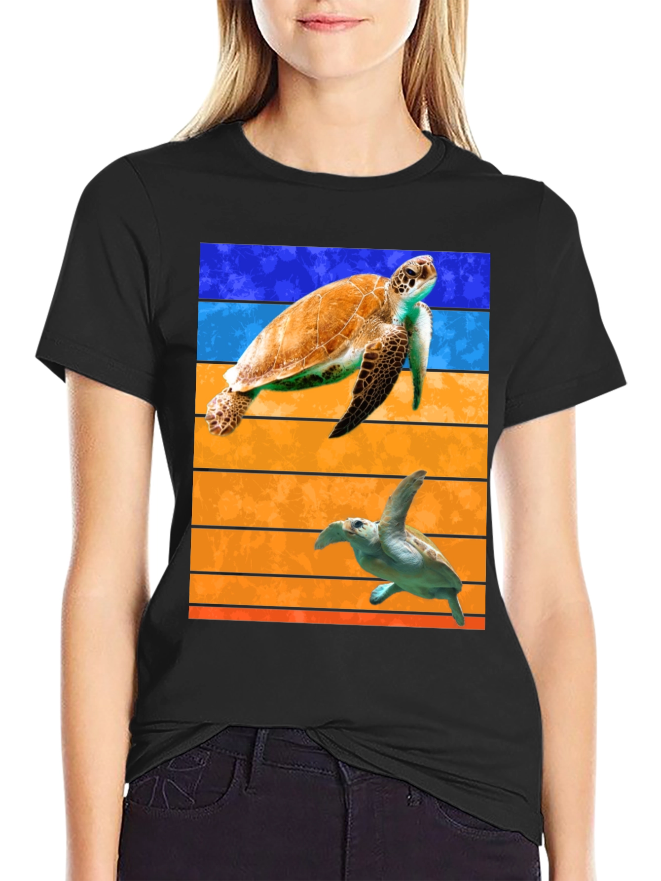 Sea Turtle Graphic Tee - Ocean Lovers T-Shirt