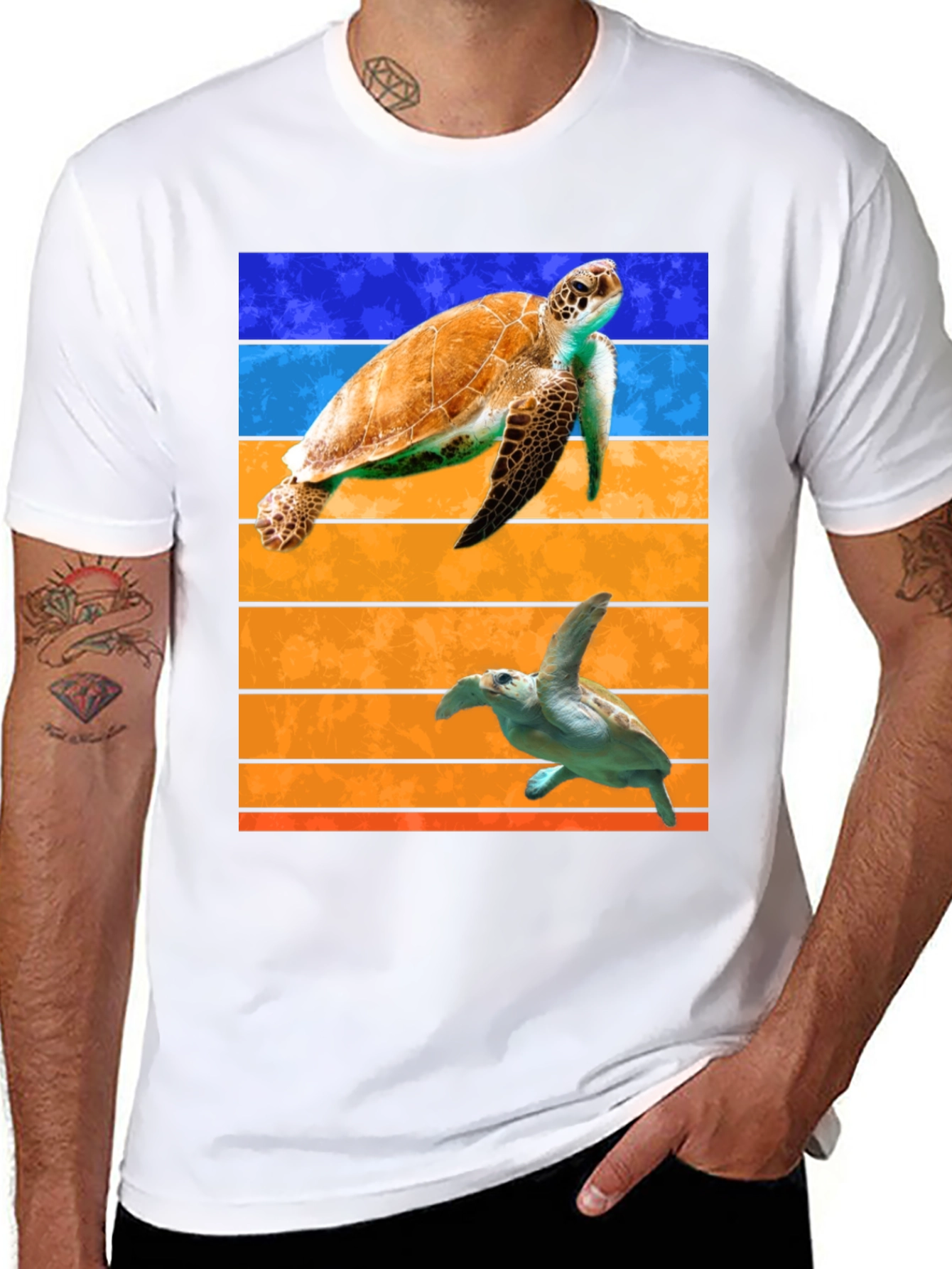 Sea Turtle Graphic Tee - Ocean Lovers T-Shirt