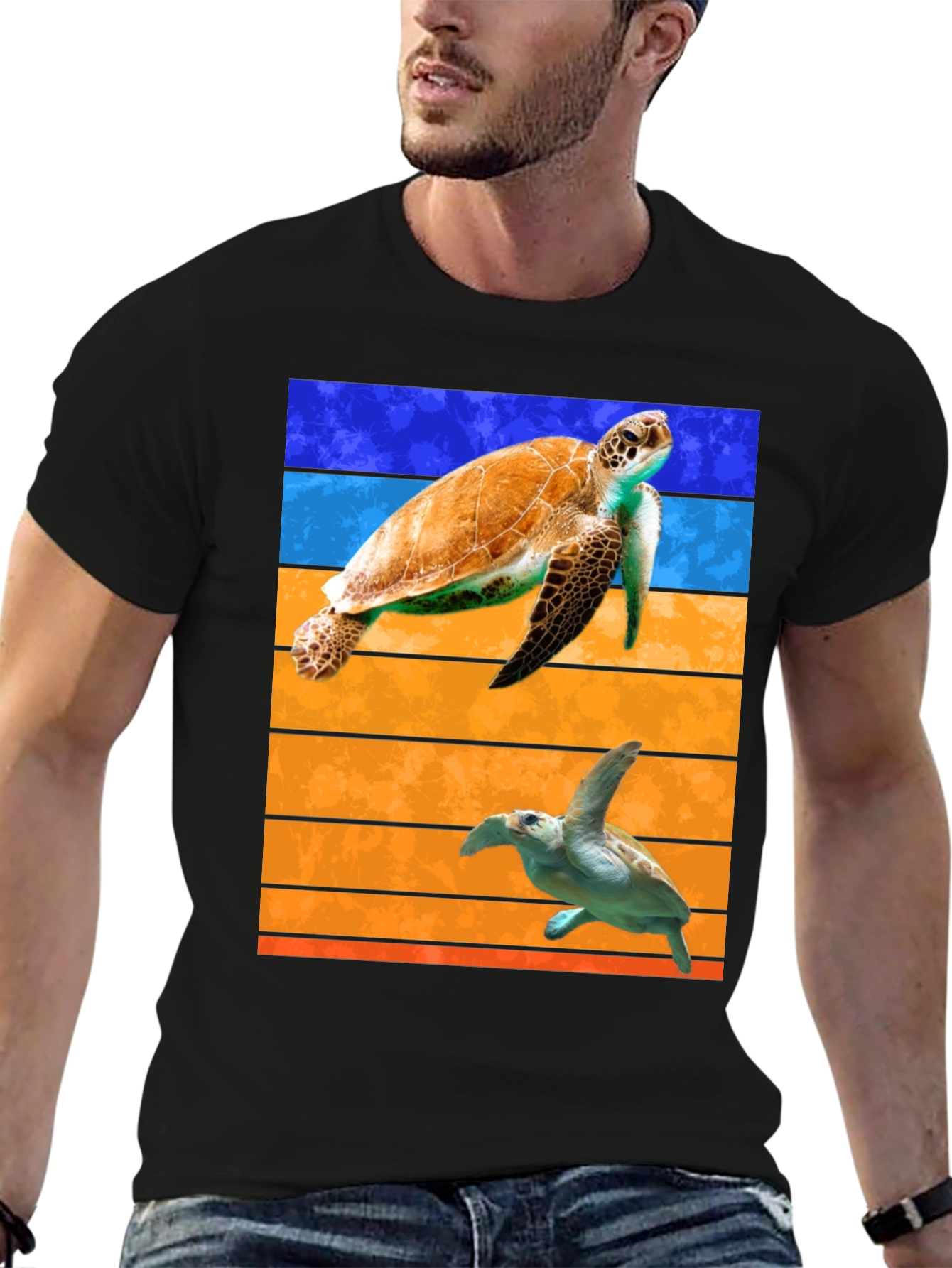 Sea Turtle Graphic Tee - Ocean Lovers T-Shirt