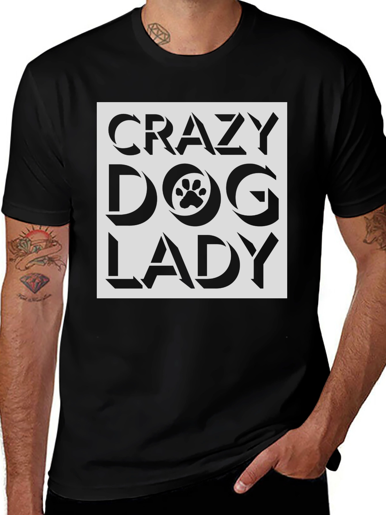 Crazy Dog Lady T-Shirt -  Dog Lover Tee