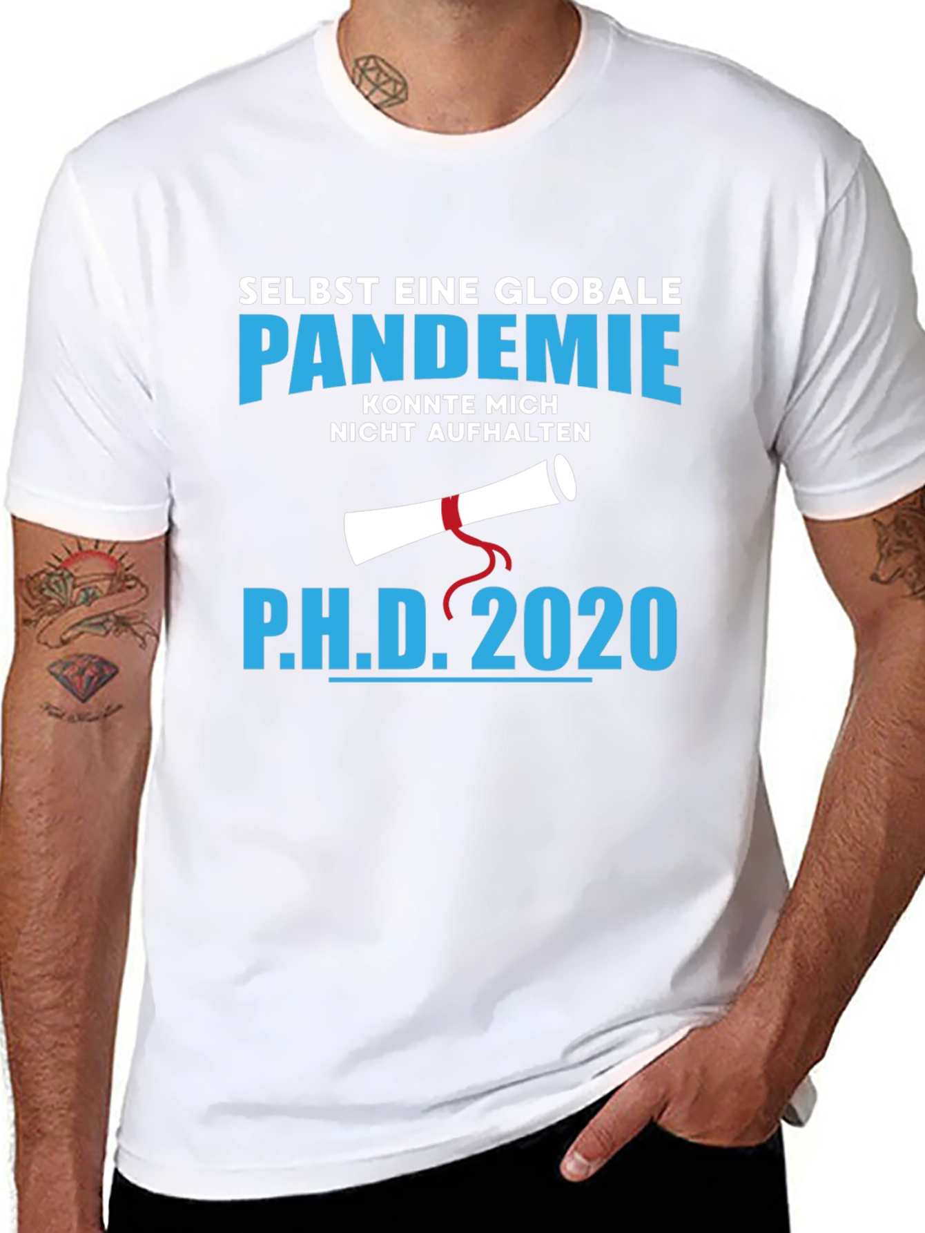 Ph.D. 2020 Pandemic Graduation T-Shirt