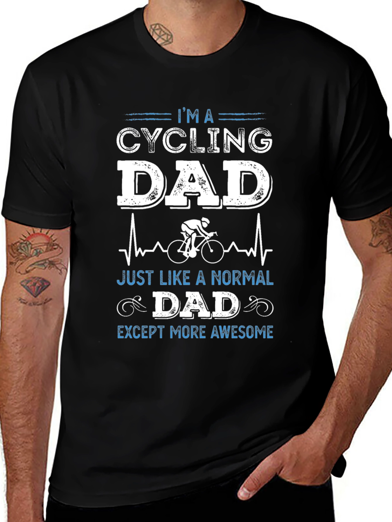 Cycling Dad T-Shirt - Awesome Fathers Day Gift