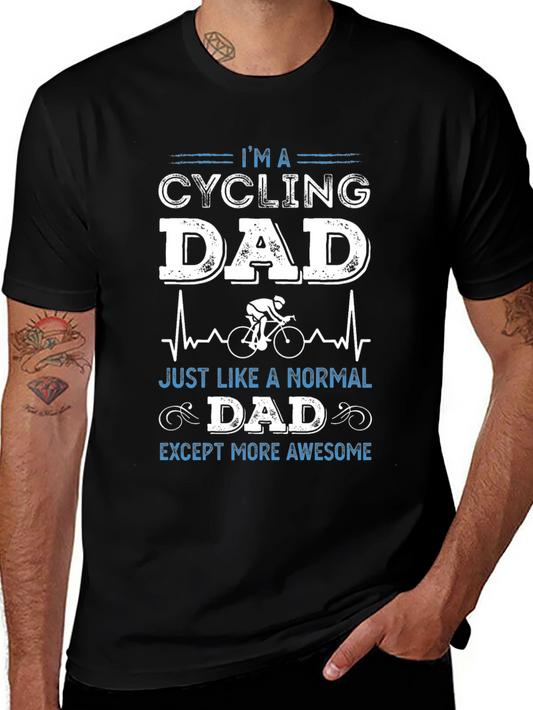 Cycling Dad T-Shirt - Awesome Fathers Day Gift