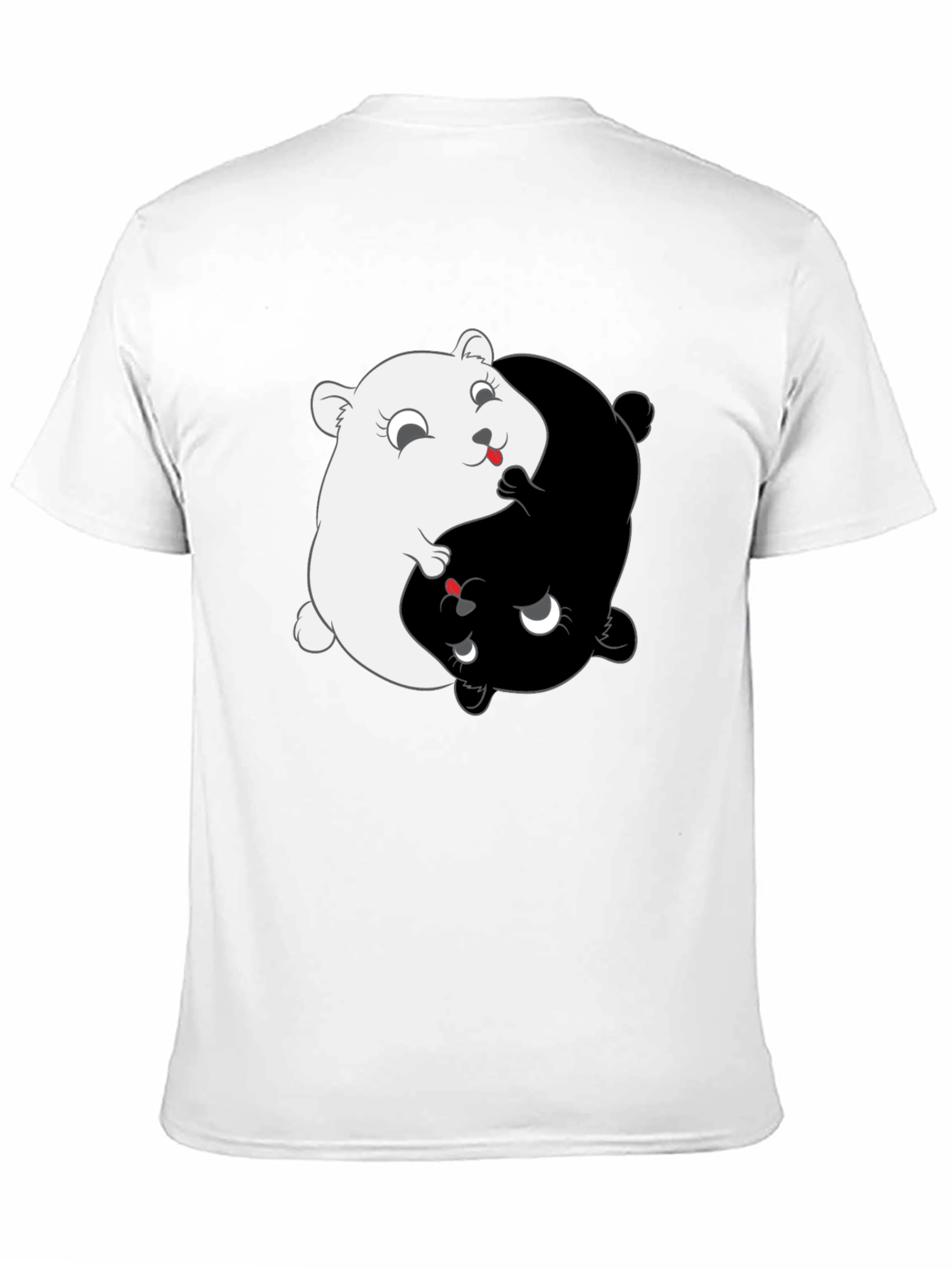 Yin Yang Hamster T-Shirt - Balance & Harmony