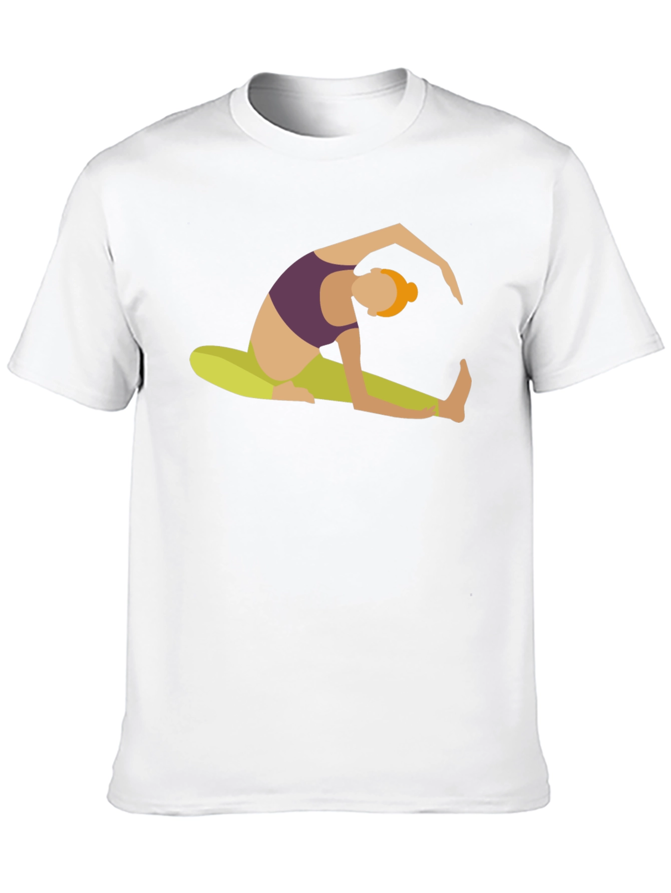 Yoga Pose Graphic Tee - Black