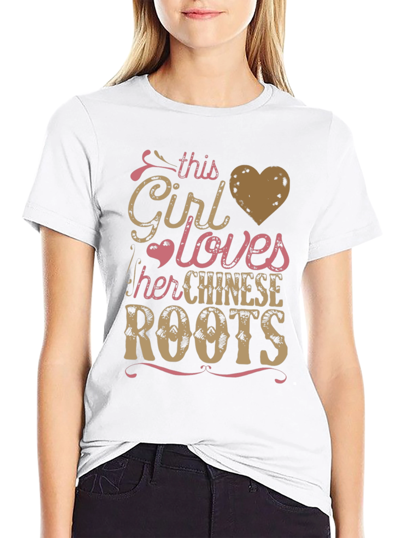 This Girl Loves Her Chinese Roots T-Shirt