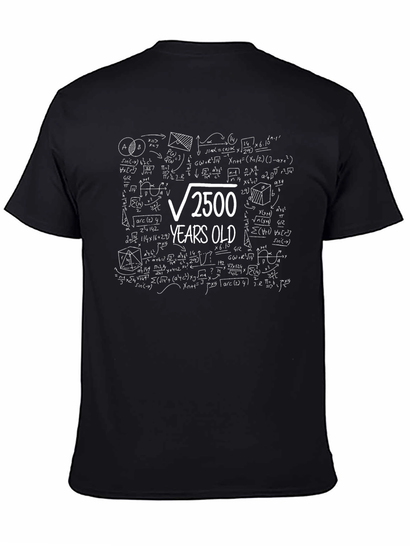 Funny Math Formula 50th Birthday T-Shirt