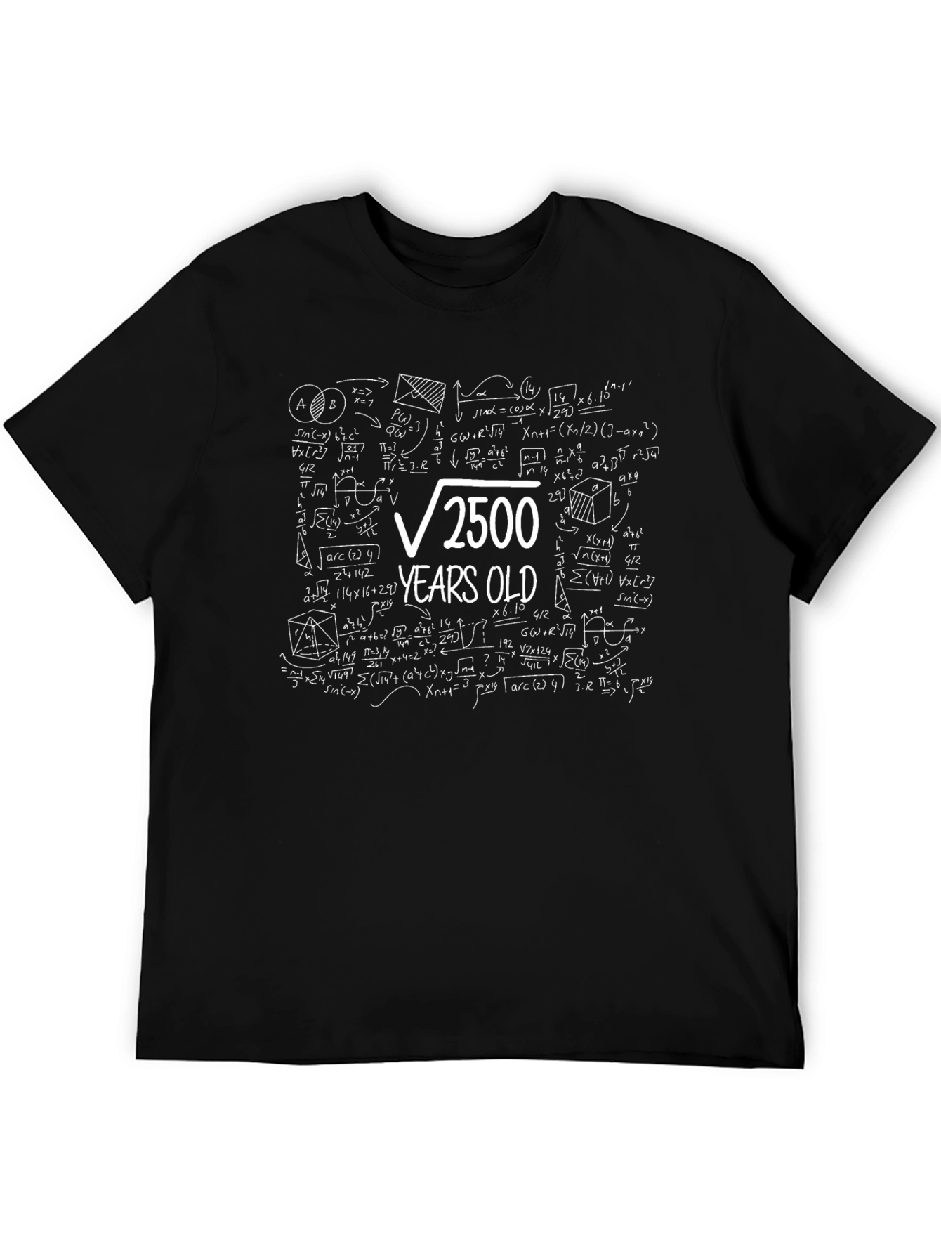 Funny Math Formula 50th Birthday T-Shirt