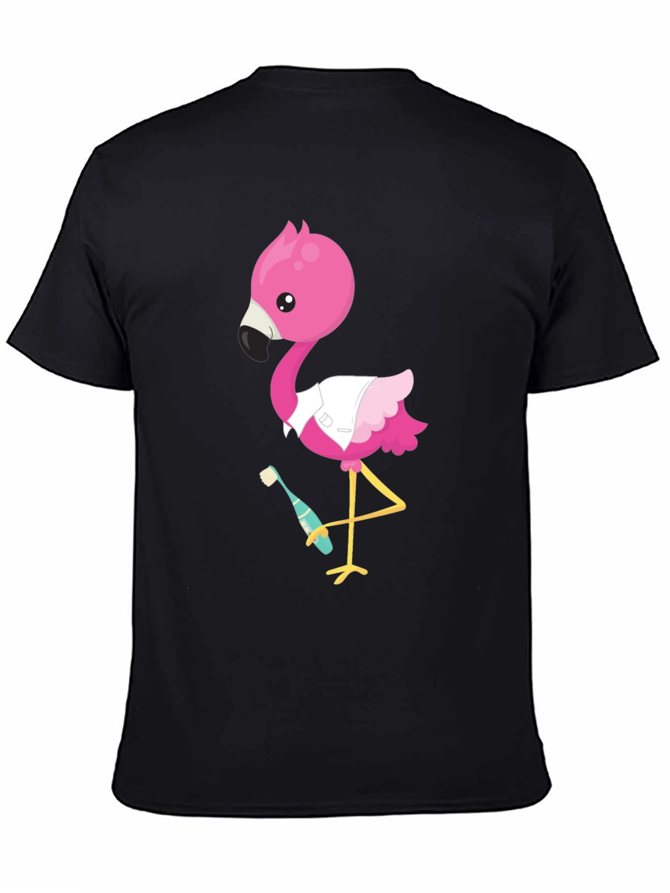 Flamingo Dentist T-Shirt - Funny Cartoon Tee