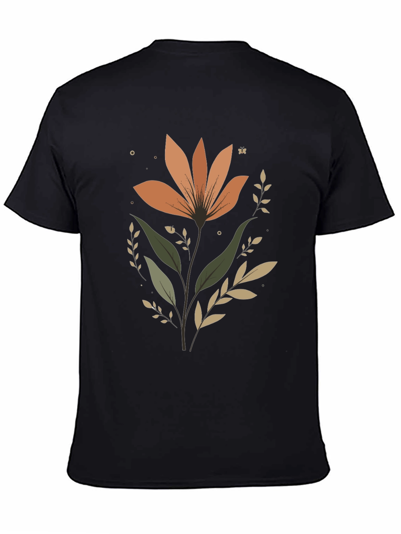 Floral Graphic Tee - Modern Flower Design